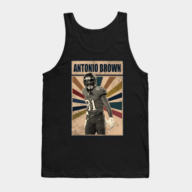 Tampa Bay Buccaneers Antonio Brown Tank Top by RobinaultCoils